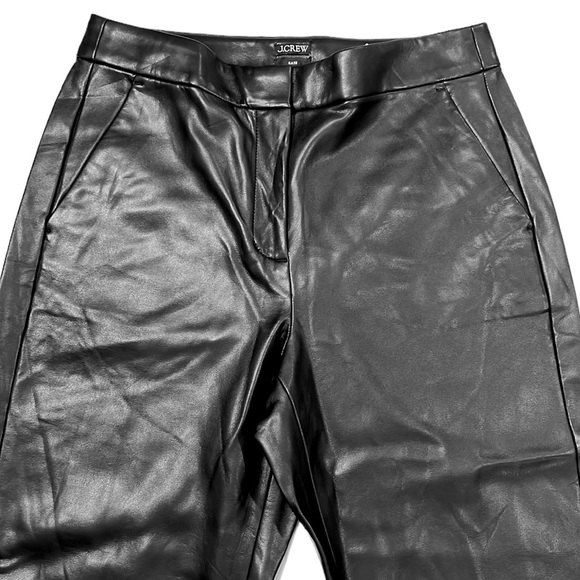 J. Crew Kate Faux Leather Straight-Leg Pant - Picture 7 of 16